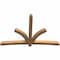 Ekena Millwork Davenport Timber Gable Bracket, Western Red Cedar, 108"W x 72"H x 5 1/2"D x 5 1/2"F, 16/12 Pitch GBW108X72X0606DAV00SWR - alternate 4